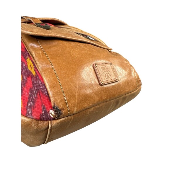 The Sak Backpack Womens Large Boho Woven Southwest Faux Leather Bag Western - Picture 2 of 12